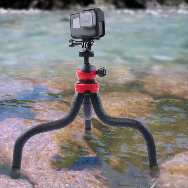 Tripod Octopus Accessories For GoPro Hero 12 11 10 9 8 Black Flexible Holder Selfie Stand Bracket Deformation Camera