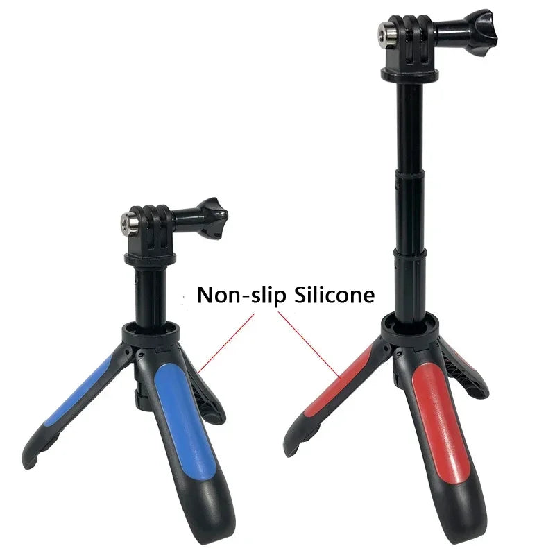 Mini Tripod Mount Selfie Stick Extendable Monopod for Gopro Hero For SJCAM Xiaomi YI 4k Accessories