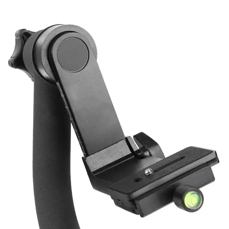 Panoramic Gimbal Head Pan Tilt Aluminum Professional 360 Degree Tripod Head Quick Release Plate For DSLR Camera Telephoto Lens