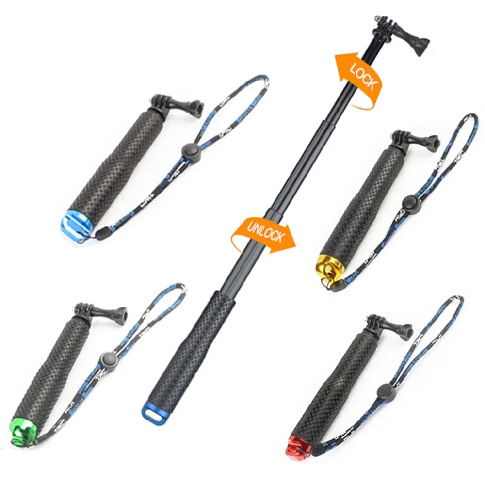 Selfie Sticks in monopod rod for Gopro hero Portable Handheld Accessories For SJCAM for Xiaomi for eken