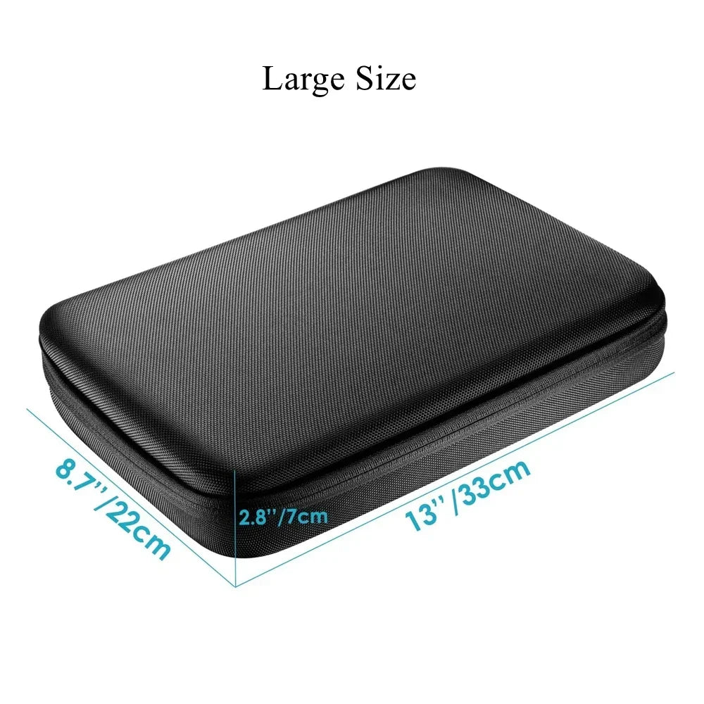 Portable Carry Case Small Medium Large Size Accessory Anti-shock Storage Bag For Gopro Hero Action Camera Tripod storage box