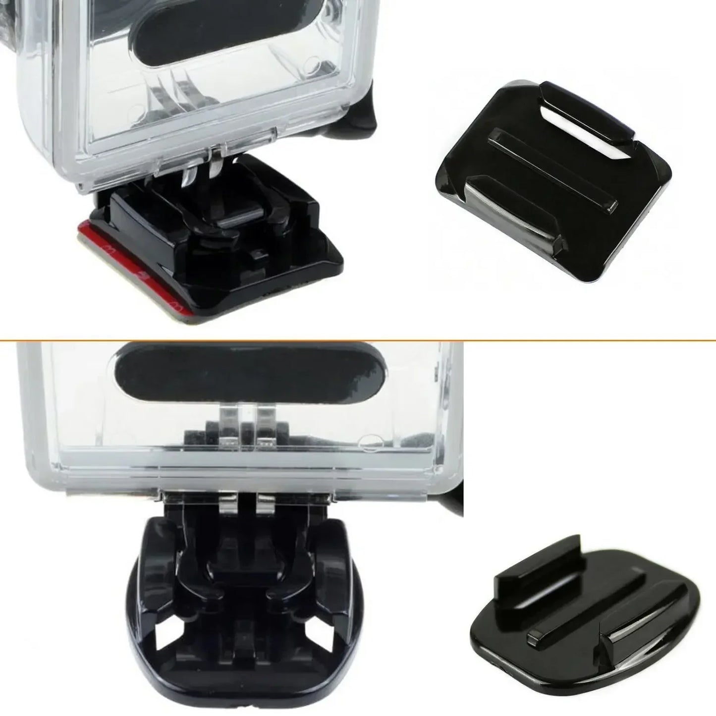 Action camera Tripod accessories For Gopro Hero Set Helmet Extension Arm Mount Kit Curved Selfie Stick For Xiaomi for Sjcam