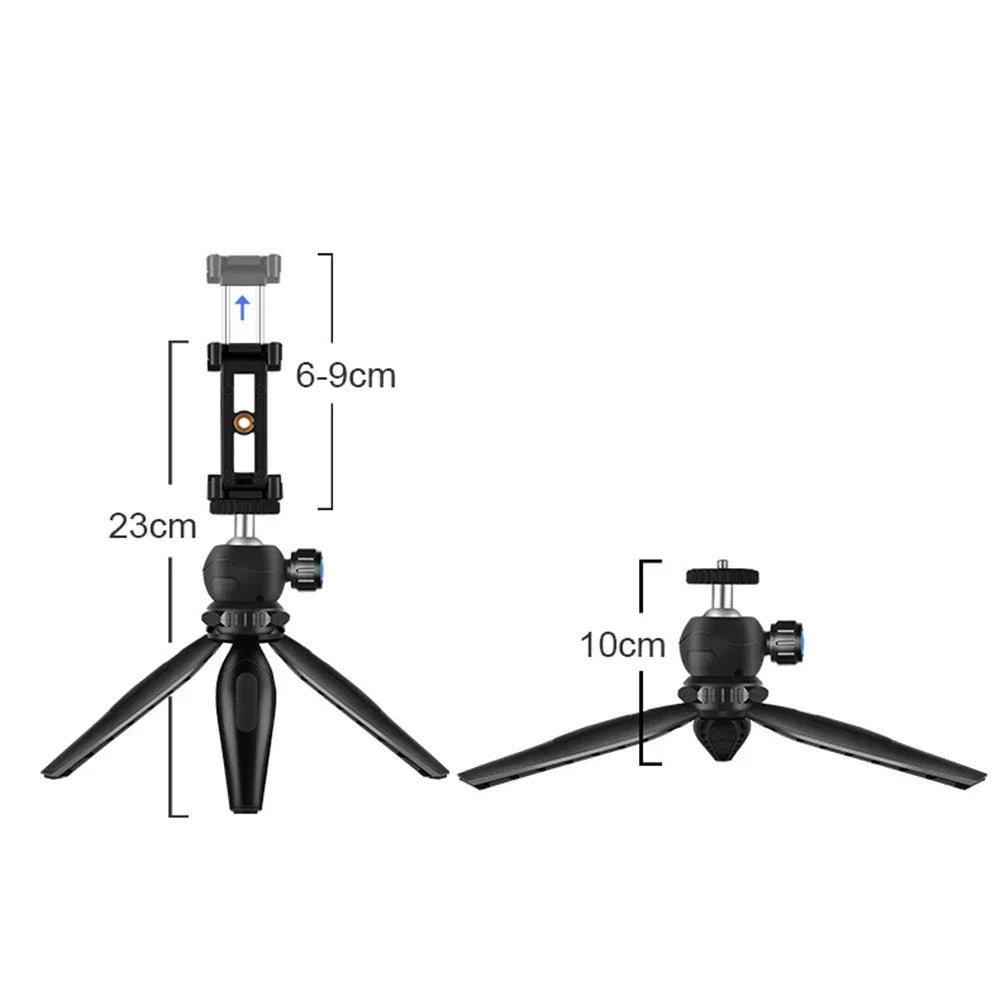 360° Swivel Tripod Portable Bracket 1/4 interface for Gopro or camera or mobile phone