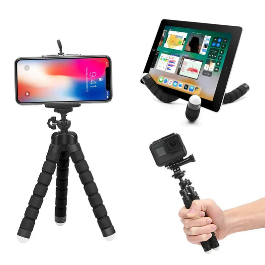 Portable Flexible Mini Octopus Tripod cell phone For Gopro Action camera Aee accessories